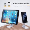 Boersma Adjustable Metal Tablet & Phone Stand – Dual-Folding Desktop Holder for iPhone, iPad, and All Smartphones – Foldable, Sturdy, and Portable - 3 of 4