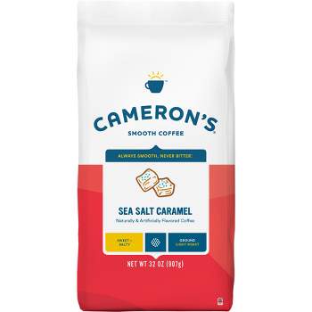 Cameron's Coffee Sea Salt Caramel Light Roast Ground Coffee - 32oz