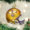 Old World Christmas Blown Glass Christmas Ornament, Louisiana State University Helmet - 2 of 3