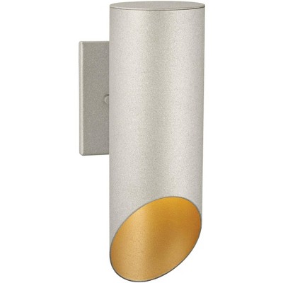 Minka Lavery Pineview Slope 12 1/2" High Sand Silver Outdoor Wall Light