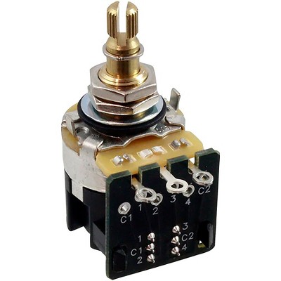 Allparts CTS Premium 250K Push/Pull Audio Taper Split Shaft Pot 20 Pack