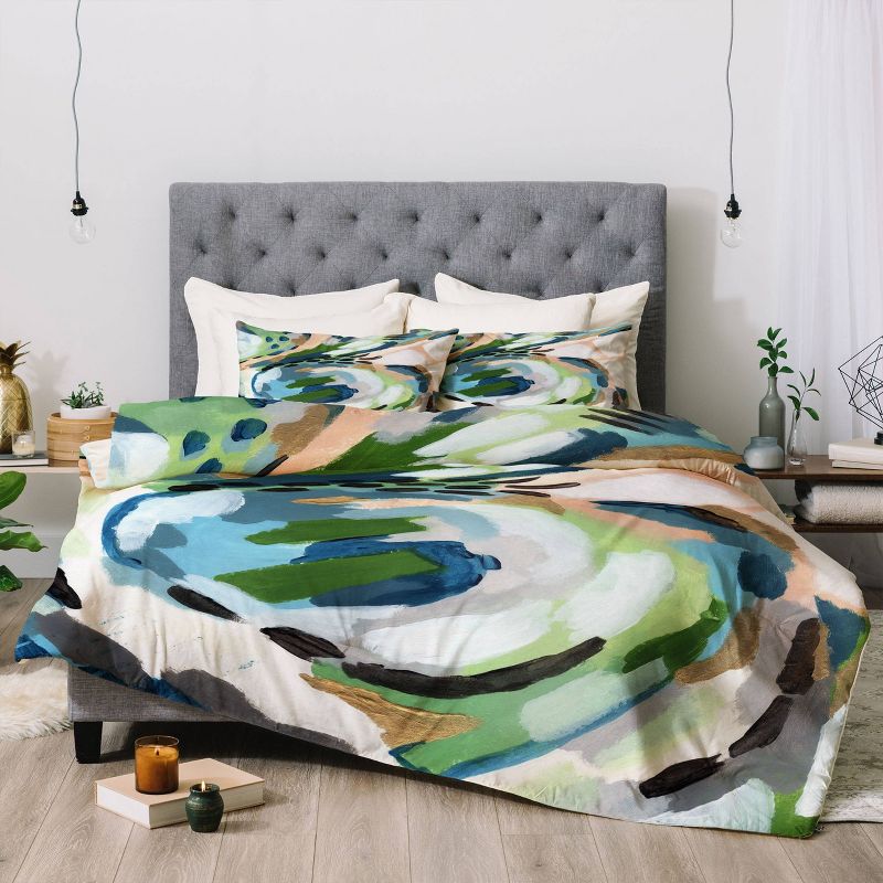 Laura Fedorowicz Greenery 100% Cotton Comforter Set - Deny Designs, 5 of 6