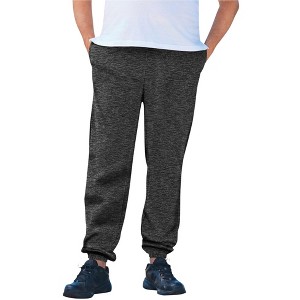 KingSize Men's Big & Tall Fleece Elastic Cuff Sweatpants - 1 of 4