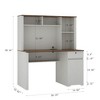 PAGED Office Desk with Hutch & Bookshelf,Armoire Desks with USB Ports and Power Outlet,Multifunctional Home Office Desk - 3 of 4