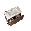 NicBex Bathroom Vanity with Sink,Bathroom Sink Vanity with Drawer and Open Shelf,36/30/24 inch Bathroom Sink Cabinet for Bathroom,Oak/Walnut - 2 of 4