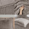 Kumasinova 2PCS/3PCS Long Fur Comforter Mini Set,Plush Reverse Bedding Comforter Sets with Shams,Oeko-Tex Certified - 4 of 4