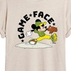 Women's - Disney - Game Face Baseball Oversized Graphic T-Shirt - 2 of 4