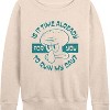Women's - Spongebob Squarepants - Ruin My Day Lightweight French Terry Wide Neck Long Sleeve Shirt - 2 of 4