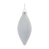 Glitter Ribbed Glass Ornament (Set of 12) - 3 of 4