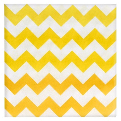 20ct Yellow Chevron Dinner Napkin