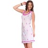 HAPPY BAY women's Vacation Casual Swim Holiday Beachwear Summer Beach Dress Short Hawaiian Bathing Suit Cover Ups for Women Large Pink Solid - 4 of 4