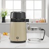 Stainless Steel Water Distiller 4L 750W with Glass Jug, Gold/Red/Silver - 4 of 4
