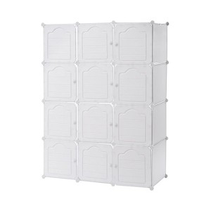 Vtec Trading White Cubes Multifunctional Wardrobe Closet - 1 of 3
