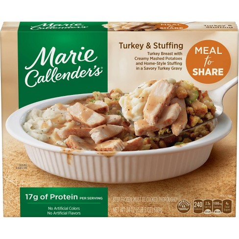 Marie Callender S Meal For Two Frozen Turkey Stuffing 24oz Target