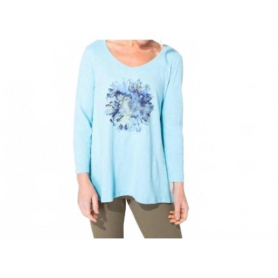 Women's Floral V-neck Tunic - ESCAPE BY HABITAT