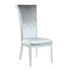 Chintaly Imports,Modern Tall Roll Back Side Chair - 2 of 4