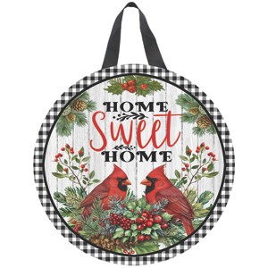 Winter Christmas Door Hanger Wood : Target