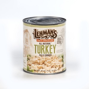 Lehman's All Natural Canned Meat, USA Made Ready to Eat for Everyday, Camping or Emergencies, 28 oz Can - 1 of 4