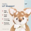 Bearington Baby Lil' Willow, 5.5 Inch Fawn Plush Stuffed Animal, Soft Baby Rattles and Plush Rings - 2 of 4