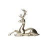 Transpac Resin 9 in. Gold Christmas Golden Sitting Reindeer Decor - 2 of 4
