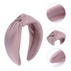 Unique Bargains Women's Solid Tie Wide Headbands 1 Pc - 3 of 4