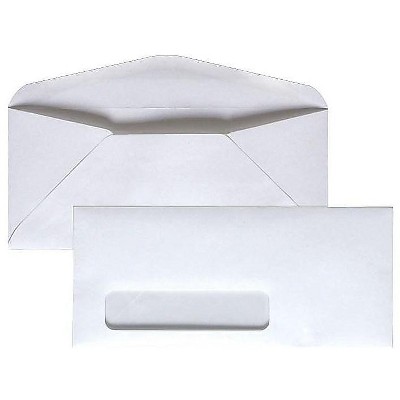 HITOUCH BUSINESS SERVICES Gummed #9 Business Envelope 3 7/8" x 8 7/8" White Wove 500/Box 351470N