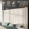 AMERLIFE Size 62" Corduroy Upholstered Bed Frame Extra Tall Wingback Headboard - 3 of 4