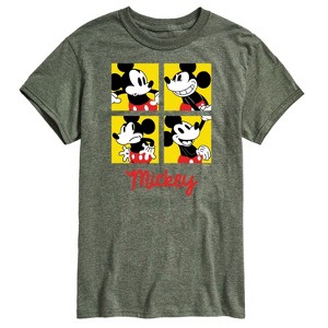 Men's - Disney - Mickey Face Animation Short Sleeve Graphic T-Shirt - 1 of 4