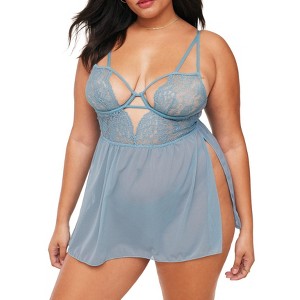 Adore Me Women's Rae Babydoll Lingerie - 1 of 3