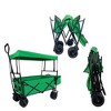 Wagon Cart Shopping Foldable Folding Collapsible ,On Beach Garden Outdoor Grocery Heavy Duty Utility All Terrain Portable Wagons Carts - 3 of 4