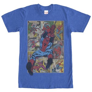 Men's Marvel Spider-Man Comic Book Page Print T-Shirt - 1 of 4