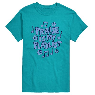 Men's - Instant Message - Praise Is My Playlist Short Sleeve Graphic T-Shirt