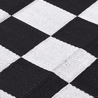 black white