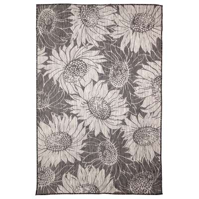 Liora Manne Carmel  Indoor/Outdoor Rug  Black..
