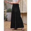 INSPIRE CHIC Women's Summer 2026 Elastic High Waist Swing A Line Maxi Skirts - 4 of 4