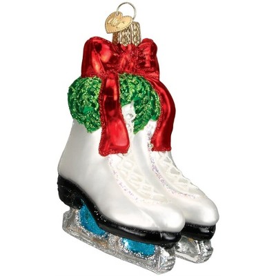 Old World Christmas Blown Glass Ornament for Christmas Tree, Holiday Skates
