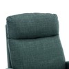 Sapphtopaz Accent Chair Teddy Glider Rocking Chairs Upholstered Nursery Comfy Chair with High Backrest Modern Accent Chairs for Living Room - 3 of 4