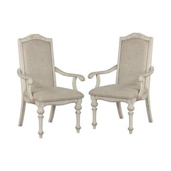 Set of 2 Frainio Armchairs White - HOMES: Inside + Out