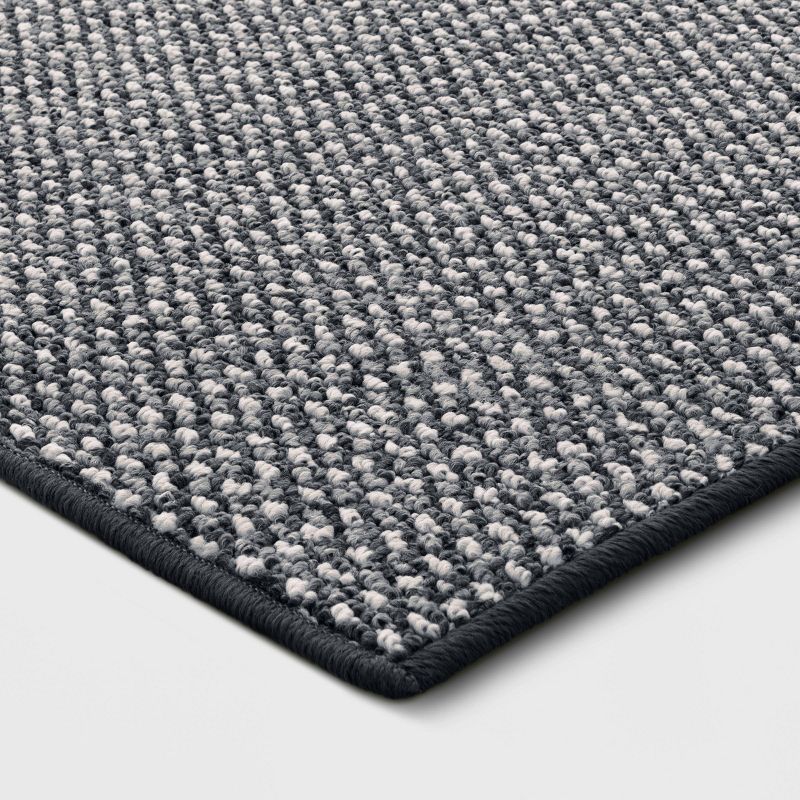 7'X10' Indoor/Outdoor Solid Tufted Area Rug Charcoal - Made By Design&#8482;, 3 of 6