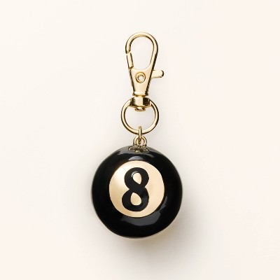 8 Ball Bag Charm Keychain - kate spade new york x Target Gold/Black