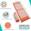 Sorbus 51 Inch Acupressure Mat, Pillow & Carry Bag Set - Helps with Stress, Back & Neck Pain - Great for Muscle Relaxation, Sciatica, & Meditation - 2 of 4