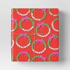 30” 25 sq ft Christmas Roll Wrap Friendship Bracelets on Red - Wondershop™ - 2 of 3