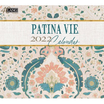 2022 Wall Calendar 12 Month 13.4"x24" Patina Vie - Lang