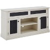Sapphtopaz TV Stand Embossed Pattern Up to 65" TVs Storage Cabinet with Sliding Door Entryway Table with Open Storage Space for Living Room - 2 of 4