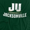 Jacksonville University Official Primary Logo Unisex Adult T-Shirt Jacksonville University - 2 of 4