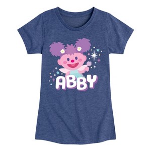 Girls' - Sesame Street - Abby Cadabby Fitted Short Sleeve Graphic T-Shirt - 1 of 4