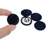 Unique Bargains Blouses Sweater Round Aluminum Cotton Fabric Cloth Covered Buttons 10 Pcs - 4 of 4