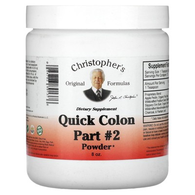 Christopher's Original Formulas Quick Colon Part #2 Powder, 8 oz (226.8 g)