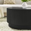 NicBex Modern 30" Round Coffee Table with Barrel Style for Living Room and Bedroom - 4 of 4