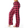 Just Love Womens Buffalo Plaid Knit Jersey Pajama Pants Buffalo Check - 2 of 3